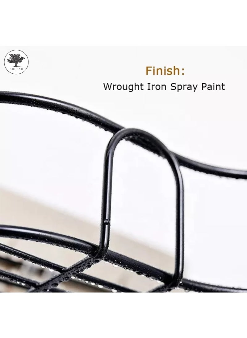 sulfar Metal Bathroom Organiser Without Drill Bathroom Corner Shelf Adhesive Stand for Corner Rack for Bathroom, Shampoo Holder Multipurpose Bathroom Shelf (Pack of 1)  - Image 5