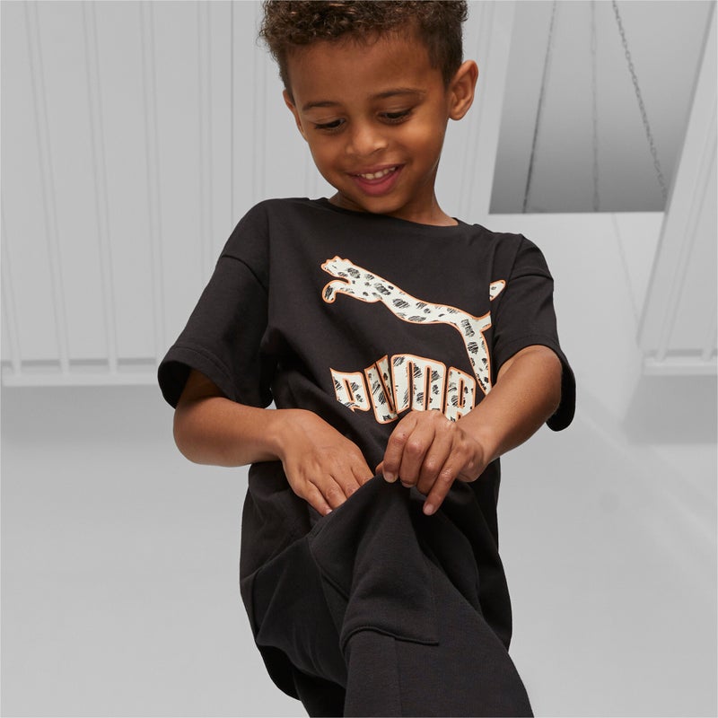 PUMA Classics Mix Match Kids Black Sweatpants - Image 3