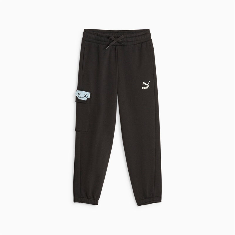 PUMA Classics Mix Match Kids Black Sweatpants - Image 4