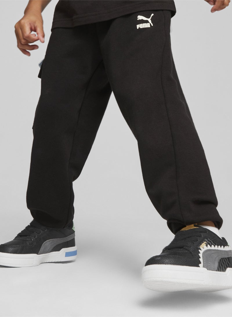PUMA Classics Mix Match Kids Black Sweatpants - Image 1