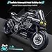 IBLOTIME Motorcycle Technic Model Kit 18 Scale 540 PCS Motorcycle Technic Building Set Realistic Steering Suspension System Great Birthday for Teens 14 and Adults - Image 4