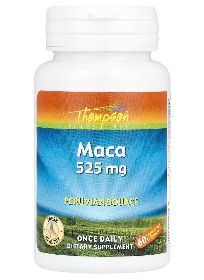 Thompson - Maca 525 mg 60 Vegetarian Capsules - Image 1