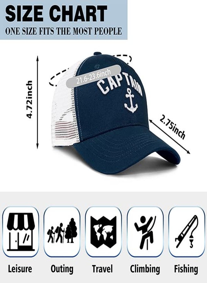 singwe Captain Hat Boat Accessories Captain Skipper Navy-Blue Baseball Cap Gorras para Hombres Originales Women Men Golf Hat - Image 4