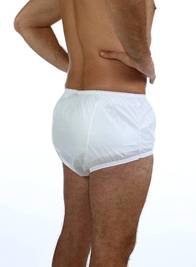 Wemyc Adult Pull-On Pants Waterproof Incontinence Brief- Unisex-Soft,NoiselessISwim BriefIBedwetting BriefIOverpants(M) - Image 4