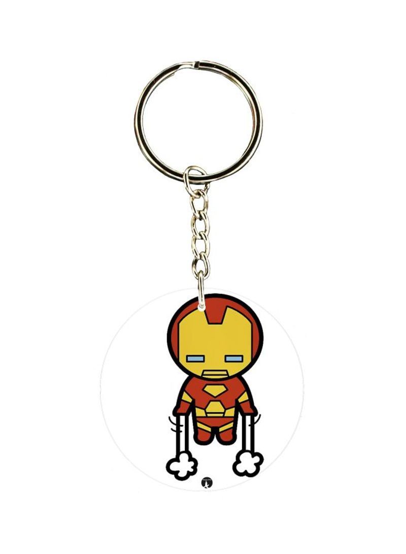 RKN Iron Man Printed Keychain