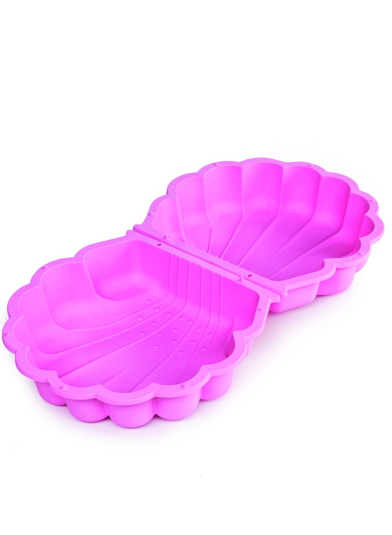 باراديسو حوض رمل على شكل صدفة باللون الوردي - Image 1