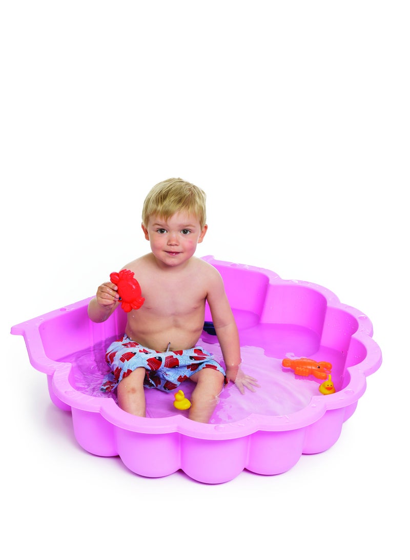 باراديسو حوض رمل على شكل صدفة باللون الوردي - Image 3