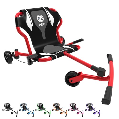 EzyRoller Drifter Pro X Ride On Toy for Kids and Adults Ages 9 Up to 220 lbs Red - Image 1
