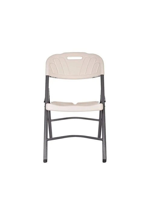 Galaxy Design Folding Chairs Plastic – Off White