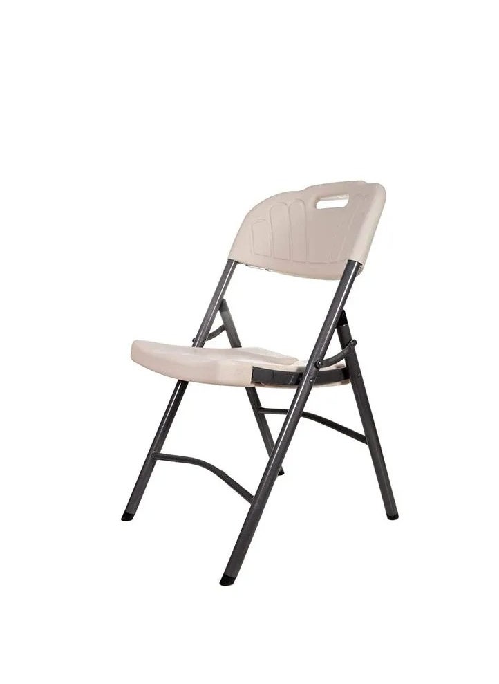 Generic - Galaxy Design Folding Chairs Plastic – Off White - Image 1