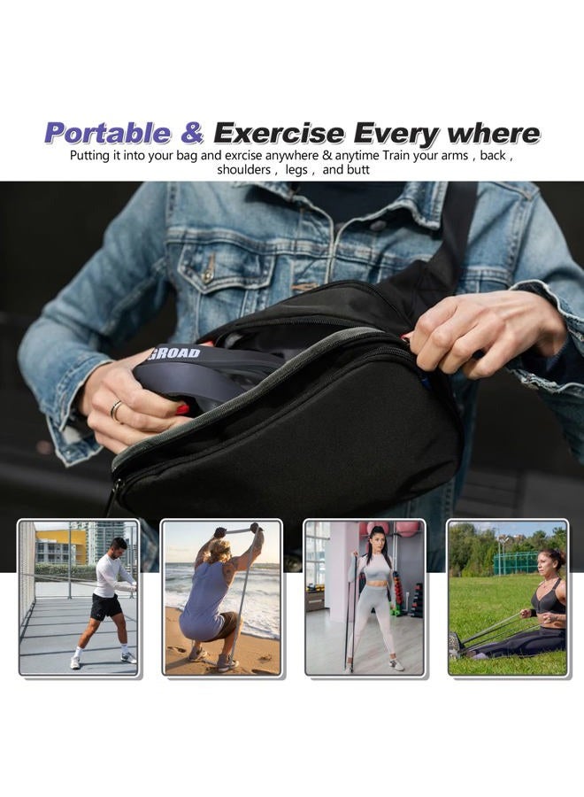 KingRoad Resistance Band Pull Up Assistance Bands,Set of 5 Resistance Heavy Duty Exercise Stretch Fitness Bands for Stretching Power Lifting Workout Training with Instruction Guide (Black Set of 5) - Image 4