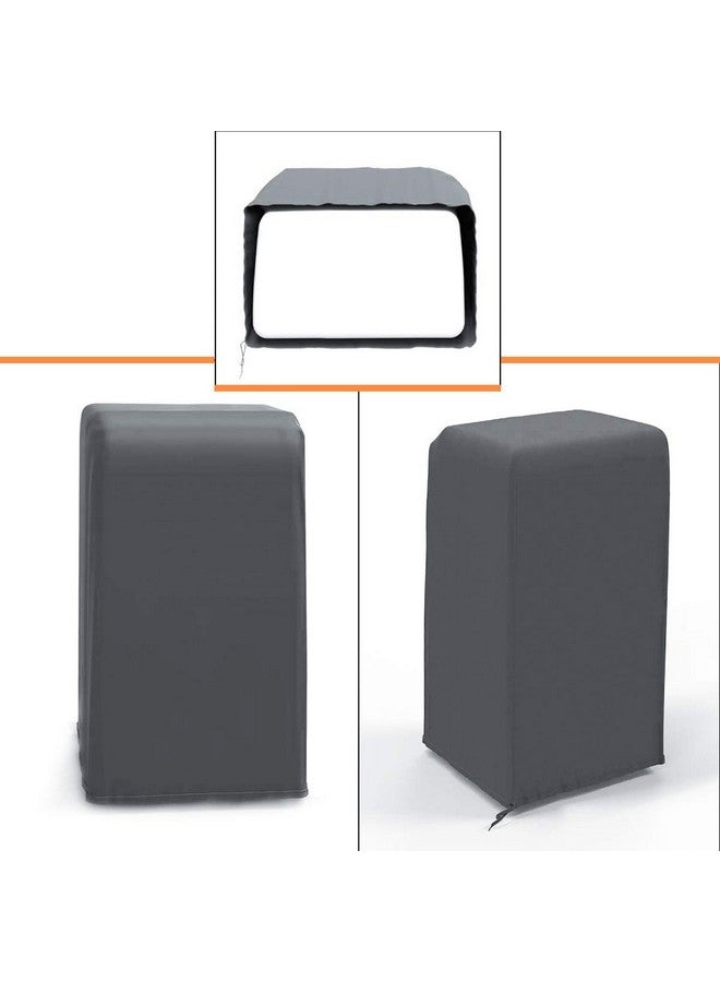 Luxiv Luxiv Portable Air Conditioner Cover, Gray Portable AC Unit Cover 15 x 18 x 30" Anti-Dust Compact Air Conditioner Storage Bags Protection for Mobile AC (gray) - Image 5