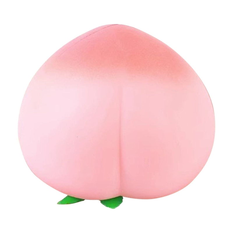 Squishy Stress Ball 8cm Pink Slow Rising - Stretchy Sensory Fidget Toy for Anxiety Relief, Stress Relief, Prank Play - Image 1