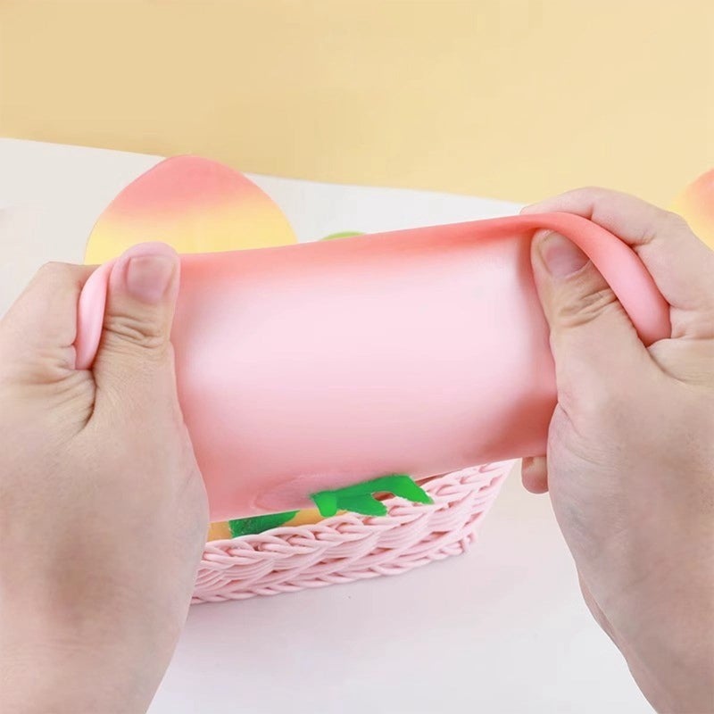 Squishy Stress Ball 8cm Pink Slow Rising - Stretchy Sensory Fidget Toy for Anxiety Relief, Stress Relief, Prank Play - Image 3