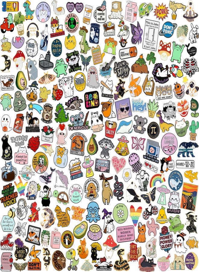 SINCCO 20/40/50 PCS Cute Enamel Backpack Pins, Funny Enamel Pins Bulk Set Cool Button Pins Aesthetic Brooch Lapel Pins Anime for Backpacks, Jackets, Hats, Kids, Girls - Image 1