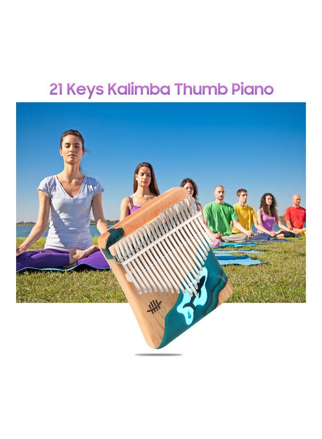 نيبمينينت بيانو كاليمبا مصمم بالعمل بواسطة الإبهام مزود ب21 مفتاح مع مطرقة ضبط - Image 4