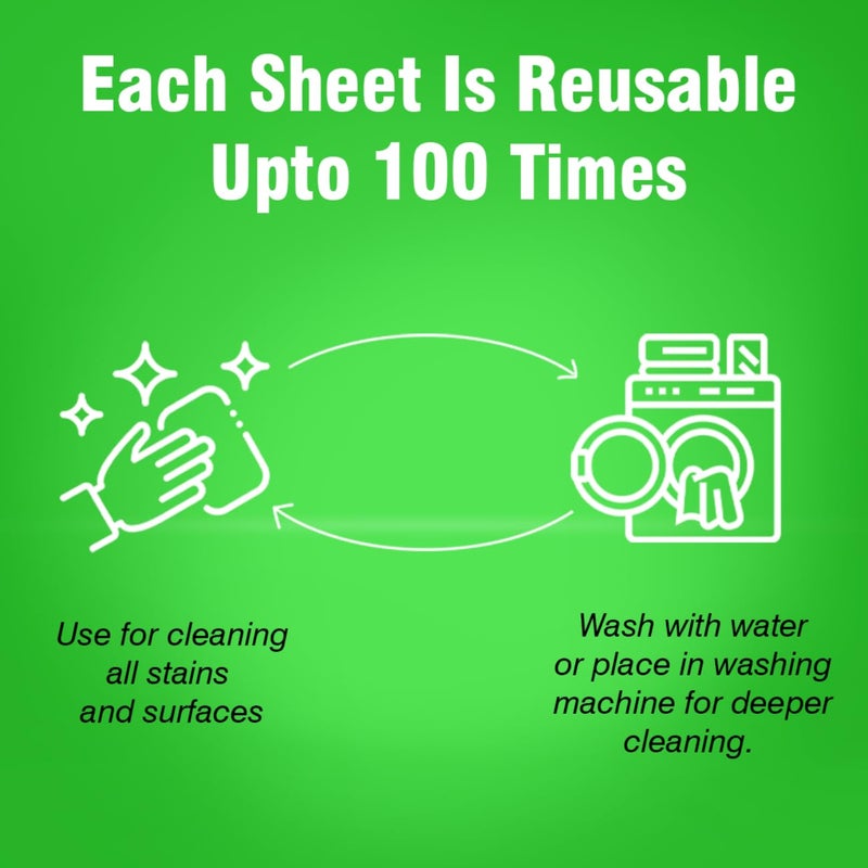BECO Bamboo Kitchen Towels, 6 sheets Reusable upto 600 times, 100% Natural and Ecofriendly Alternative to Tissue Papers - Image 3