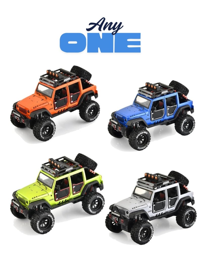 4WD Off Road DieCast 1:24  - 01 Pcs Assorted - Image 1