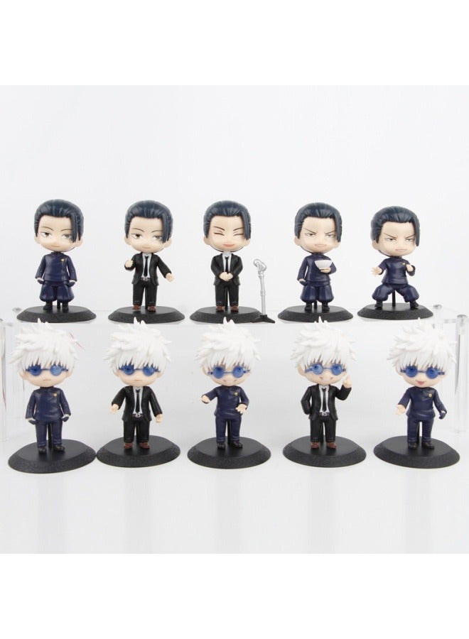 عام جوجوتسو كايسن حرف نموذج سطح المكتب الديكور جوجو ساتورو نموذج لعبة عيد ميلاد حفلة جمع الديكور هدية للعائلة والأصدقاء - Image 1