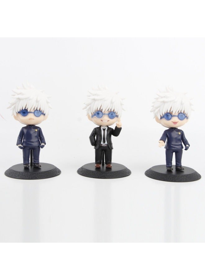 عام جوجوتسو كايسن حرف نموذج سطح المكتب الديكور جوجو ساتورو نموذج لعبة عيد ميلاد حفلة جمع الديكور هدية للعائلة والأصدقاء - Image 2