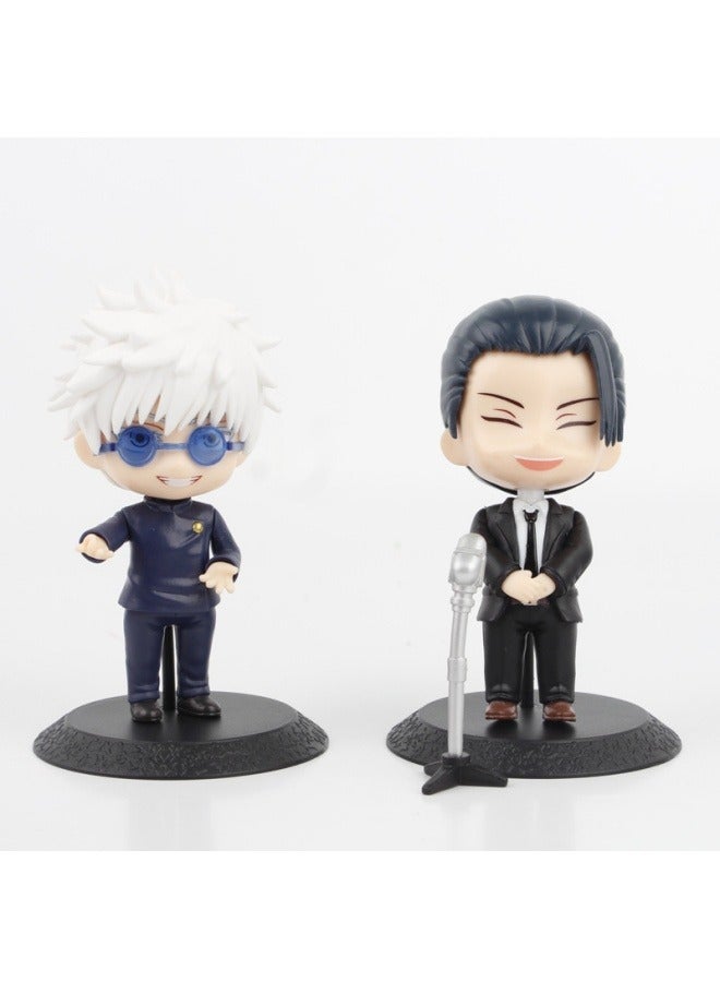 عام جوجوتسو كايسن حرف نموذج سطح المكتب الديكور جوجو ساتورو نموذج لعبة عيد ميلاد حفلة جمع الديكور هدية للعائلة والأصدقاء - Image 4