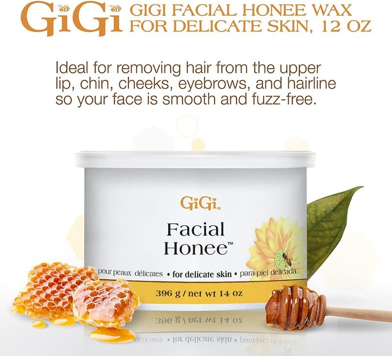 GiGi Facial Honee Wax for Delicate Skin, 14 Ounce - Gentle Hair Removal for Sensitive Areas - Image 2