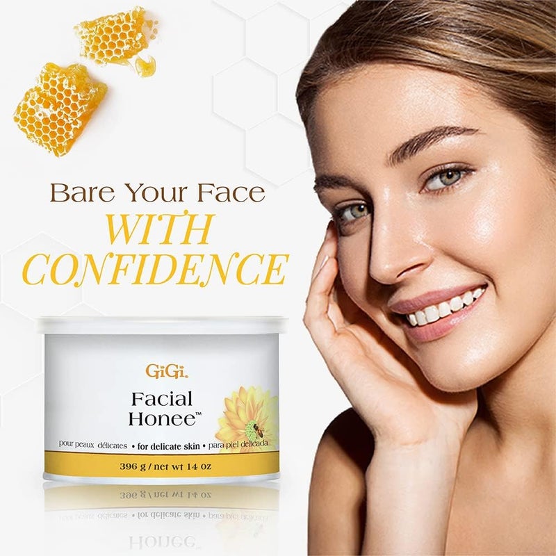 GiGi Facial Honee Wax for Delicate Skin, 14 Ounce - Gentle Hair Removal for Sensitive Areas - Image 3