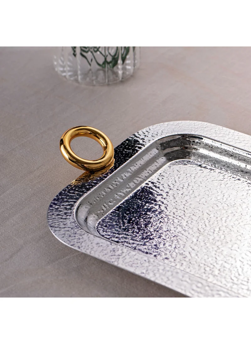 emsan Acacia Tea Tray Gold