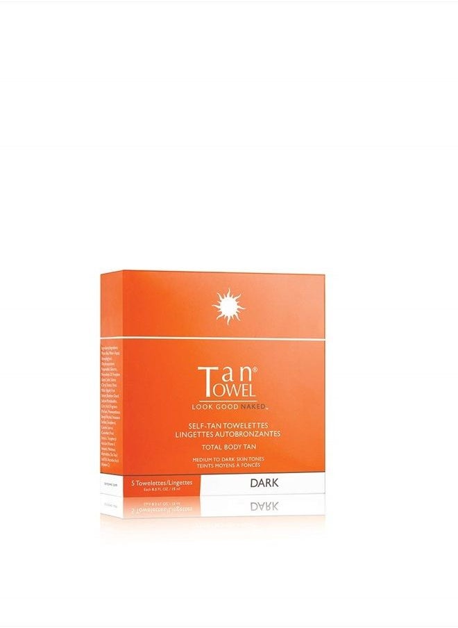tan towel - Total Body Tan Dark, 0.25 fl. oz. - Image 1