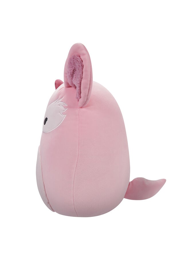 Squishmallows Medium Plush 12 inch Miracle Pink Fennec Fox with Bow Officially Licensed Kellytoy Plush Toy Colorful Soft Gift for Kids Girls & Boys Washable Squishy Stuff Toy Multicolor All Age  - Image 3
