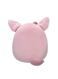 Squishmallows Medium Plush 12 inch Miracle Pink Fennec Fox with Bow Officially Licensed Kellytoy Plush Toy Colorful Soft Gift for Kids Girls & Boys Washable Squishy Stuff Toy Multicolor All Age  - Image 2