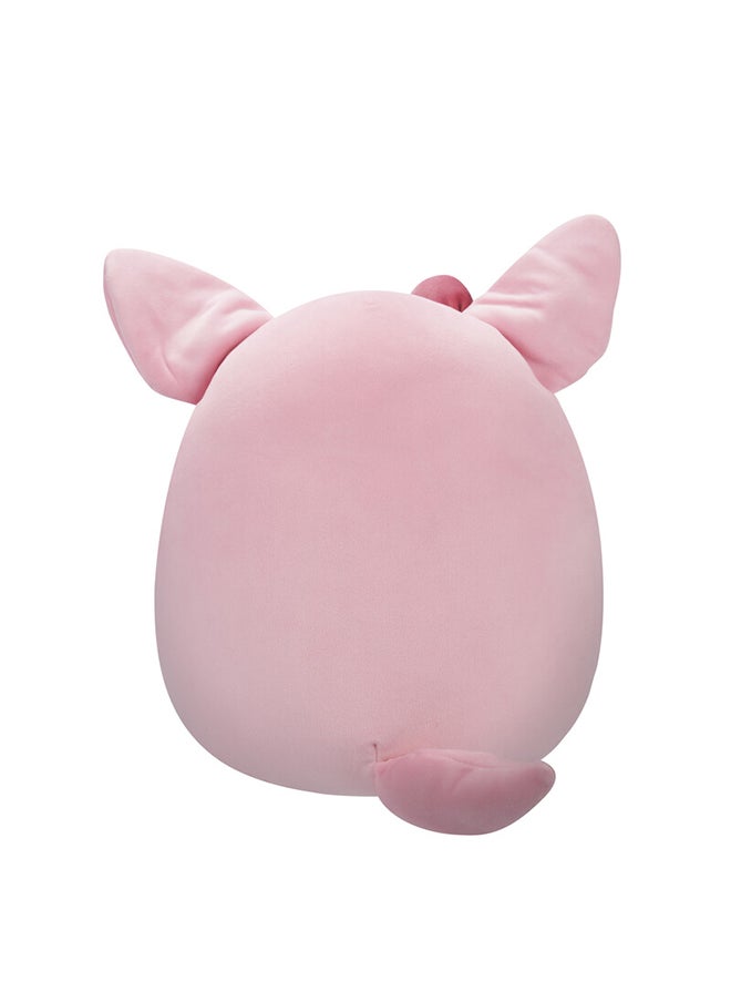 Squishmallows Medium Plush 12 inch Miracle Pink Fennec Fox with Bow Officially Licensed Kellytoy Plush Toy Colorful Soft Gift for Kids Girls & Boys Washable Squishy Stuff Toy Multicolor All Age  - Image 2
