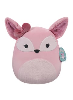 Squishmallows Medium Plush 12 inch Miracle Pink Fennec Fox with Bow Officially Licensed Kellytoy Plush Toy Colorful Soft Gift for Kids Girls & Boys Washable Squishy Stuff Toy Multicolor All Age  - Image 1