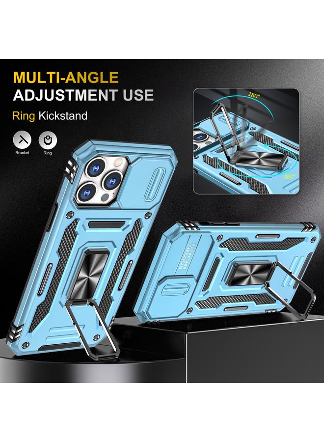 زبون جراب لهاتف iPhone 12 Pro Max Armor PC + TPU Camera Shield جراب هاتف - Image 4