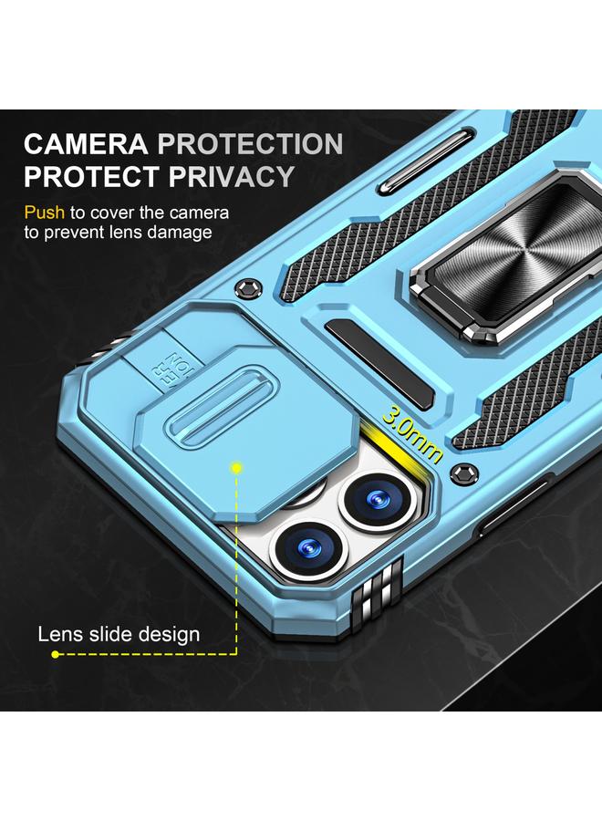 زبون جراب لهاتف iPhone 12 Pro Max Armor PC + TPU Camera Shield جراب هاتف - Image 5