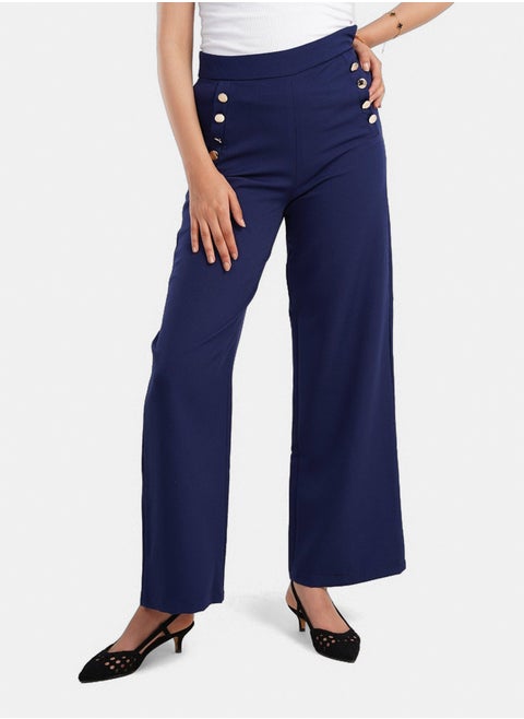 Pants with 8 Front Buttons