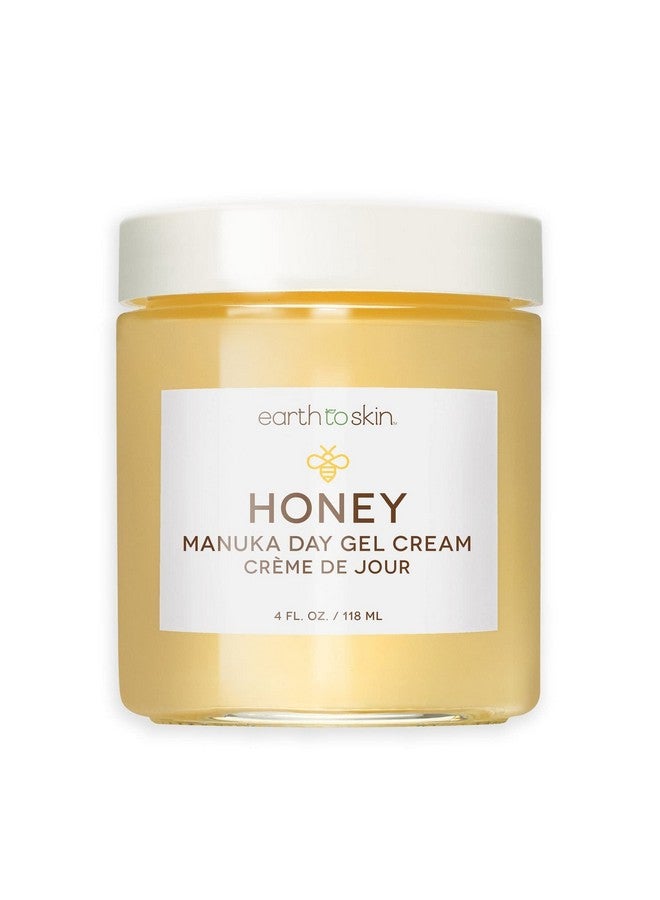 Earth To Skin Honey Manuka Day Gel Cream with Hyaluronic Acid & Vitamin E, All-Day Hydration for Face and Neck (4.0 Fl Oz) - Image 1