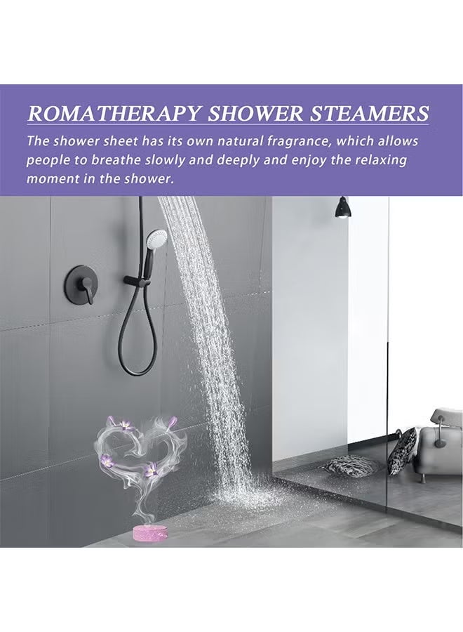 ximonth Shower Steamers Aromatherapy, Shower Bombs Birthday Gifts, Organic With Chamomile Rose Lavender Mint Watermelon Eucalyptus Essential Oil, Vapor Steam Tablets - Relaxation Gifts For Women 7PCS - Image 5