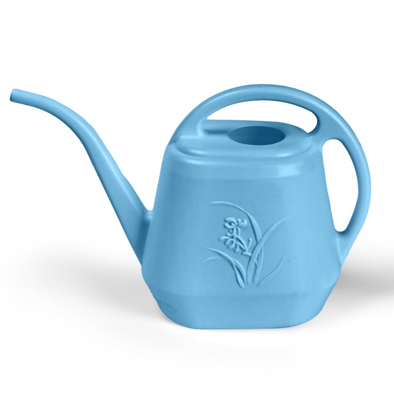 ZXJ Plant Watering Can - for Indoor and Outdoor Home Garden Plants - with Long Spout - Skye Blue - 1/2 Gallon - Image 1