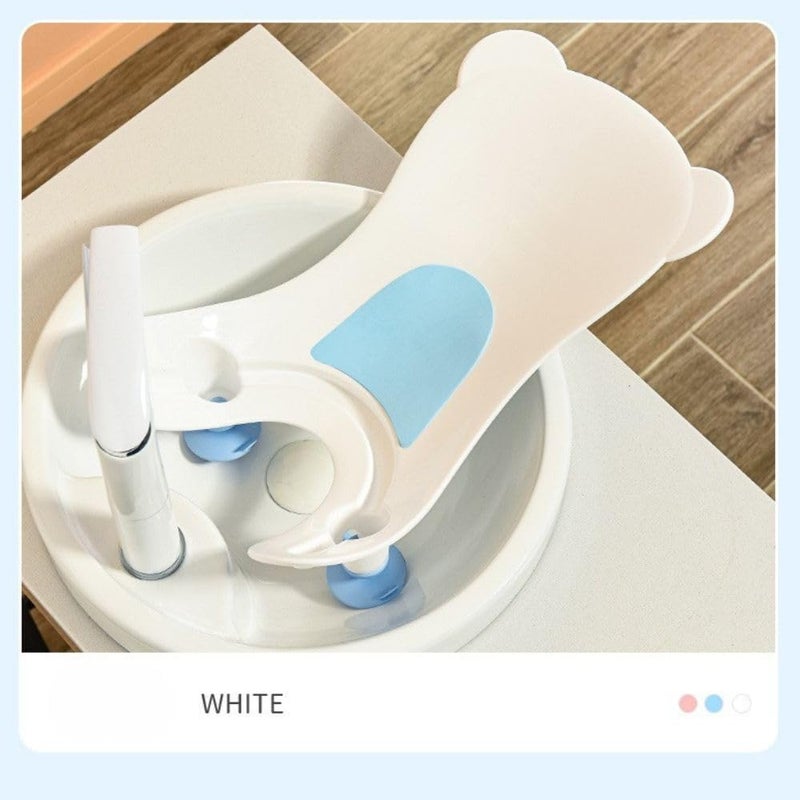 Baby Tubs for Infants Sink - Easy Butt Cleaning, Safe for Mother's Wrist, Washing Basin, Mother to Be Gifts (Blue) - Image 3