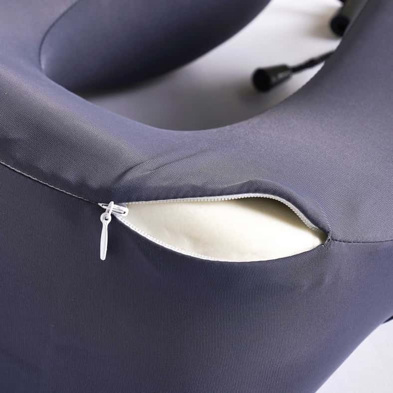Pan Home Roam Memory Foam Travel Pillow 25x27x12cm - Grey - Image 5