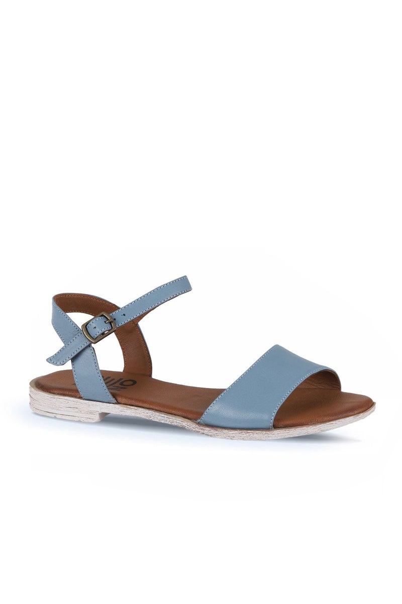 Bueno Contrast Strap Flat Sandals - Image 2