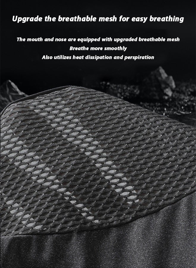 إم إكس إن قناع وقاية الوجه من الشمس، قبعة ذيل الحصان الواقية من الشمس قابلة للتنفس، غطاء وقاية الرياضة خفيف الوزن (رمادي) - Image 4