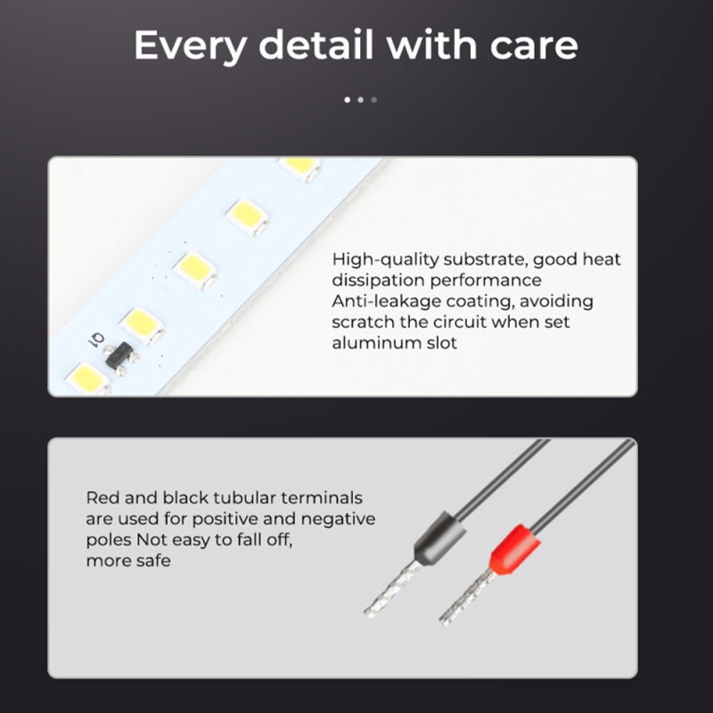 LED Light Bar: Silver, Upgraded Energy-saving LED Chip, Soft Uniform Luminance - Easy Installation, Eye-friendly Design for Ender-3 V3 SE, Ender-3 V3 KE 3D Printers - Image 2