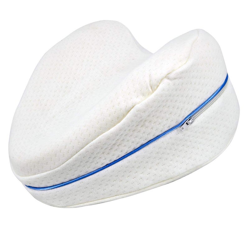 Envop Sleeping Memory Foam Leg Pillow Cotton Leg Pillow Back Hip Joint Knee Pain Relief Cushion Legacy Leg Positioner for Side Sleepers Pregnancy Support Pillow - Image 1