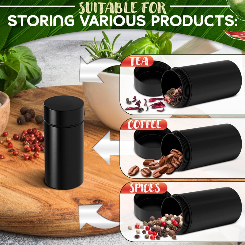 VIKROM Smell Proof Spice Jar with Lid â€“ Small Airtight Storage Container for Spices, Seasonings, and Kitchen Essentials, Leakproof Spice Jars for Home, Cooking, and Food Storage Needs - Image 5