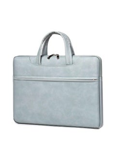 Cartinoe BG06L 15 to 15.6 inch Laptop Briefcase Pu Leather SkyBlue  - Image 2