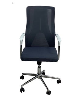 SMART HOME Ergonomic office chair set of 2 chairs, foldable computer chair, meeting chair, visitor and conference training chair, polyurethane padded mesh office chair  - Image 3