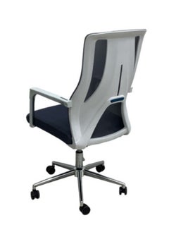 SMART HOME Ergonomic office chair set of 2 chairs, foldable computer chair, meeting chair, visitor and conference training chair, polyurethane padded mesh office chair  - Image 4