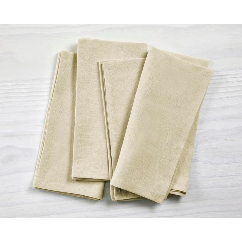 سولينو هوم المناديل ذات اللونان المنزلي المنزلي المنزلي من Solino 20 × 20 بوصة - 100 ٪ من المناديل النقية من القماش بتوريات بتولا. - Image 1